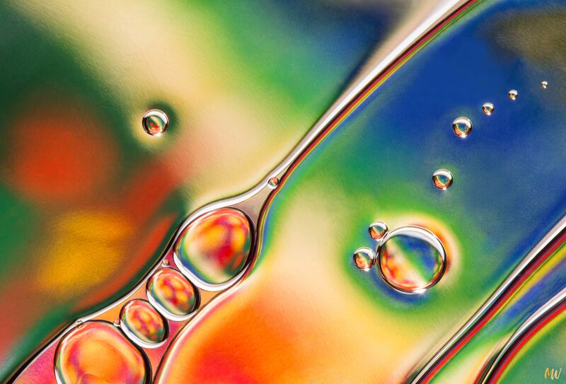Oily bubbles #1 from Mickaël Weber Decor Image