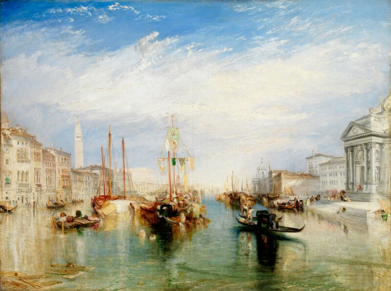 Venice, from the Porch of Madonna della Salute - WILLIAM TURNER 1835 from AUX BEAUX-ARTS Decor Image
