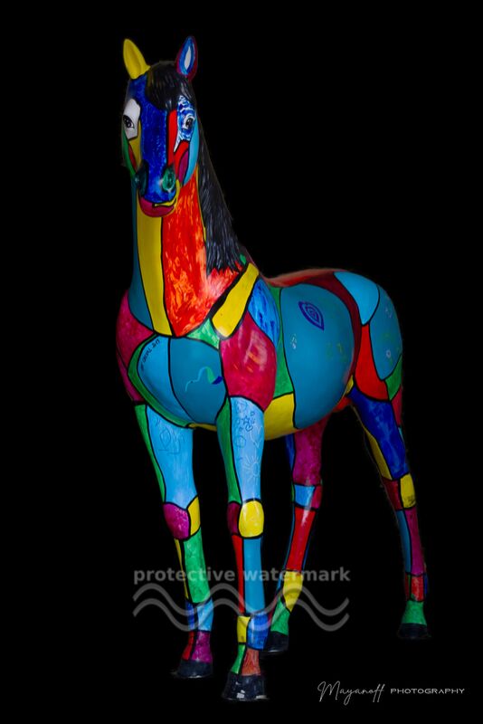 Decorative horse from Mayanoff Photography, Prodi Art, Deco, horse, fashion, pop-art, colors