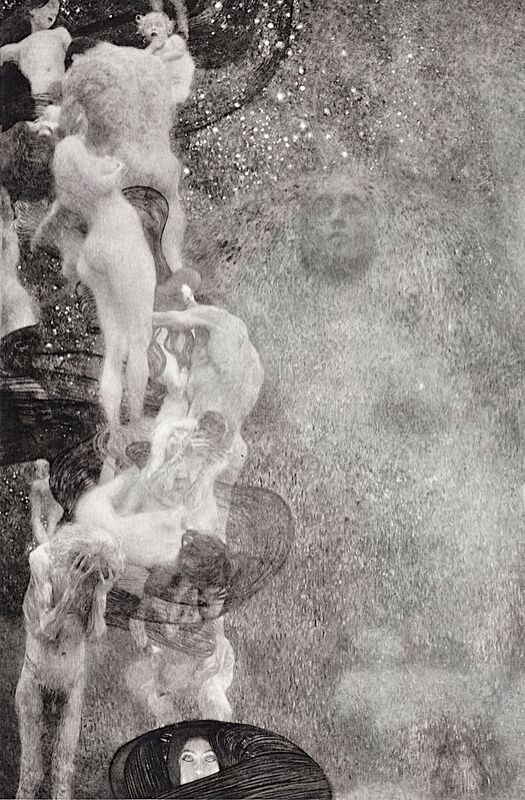 The philosophy - Klimt von Bildende Kunst Decor Image
