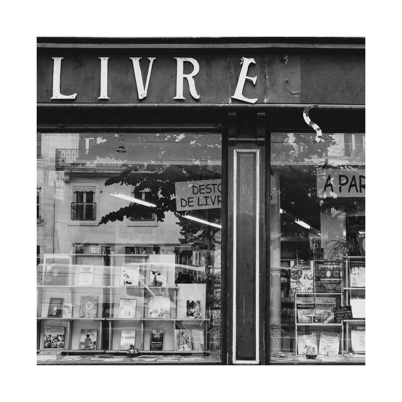 Librairie de Adrien Guionie, Prodi Art, bordeaux, boutique, livres, librairie, noir et blanc