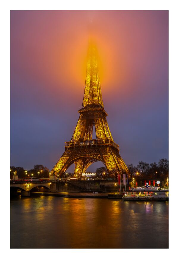 Brouillard à la Tour Eiffel, Paris from Octav Dragan, Prodi Art, fog, photo, France, his, Paris, touriffel