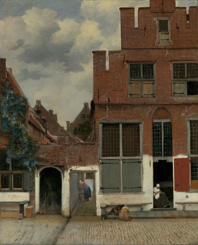 La Petite Rue - Vermeer de Beaux-arts Decor Image