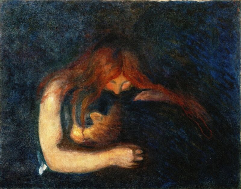 Vampire - Edvard Munch de Beaux-arts Decor Image