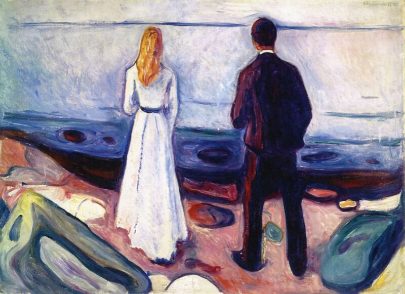 The Lonely Ones - Edvard Munch from Fine Art Decor Image