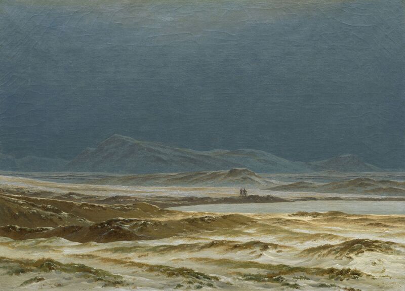 Nördliche Landschaft, Frühling- Caspar David Friedrich von Bildende Kunst Decor Image