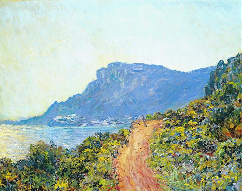 La Corniche bei Monaco - Claude Monet von Bildende Kunst Decor Image