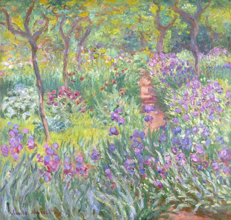 Le Jardin de l'Artiste à Giverny - Claude Monet de Beaux-arts Decor Image