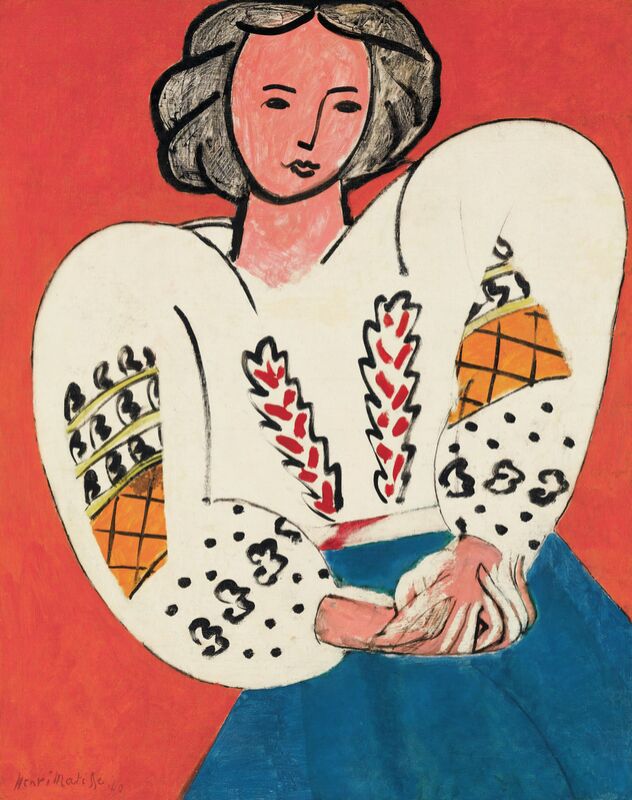 La Blouse Roumaine - Matisse de Beaux-arts Decor Image