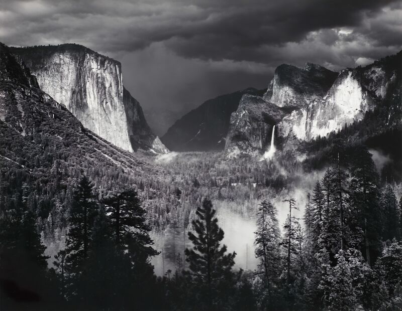 Orage, Vallée de Yosemite - Ansel Adams de Beaux-arts Decor Image