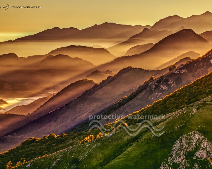 First light from Mayanoff Photography, Prodi Art, Sunrise, mountains, Pyrenees, landscape, nature