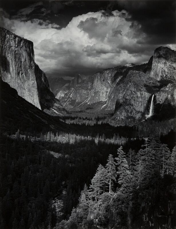 Thunderstorm, Yosemite Valley, California, 1945 - Ansel Adams from Fine Art Decor Image