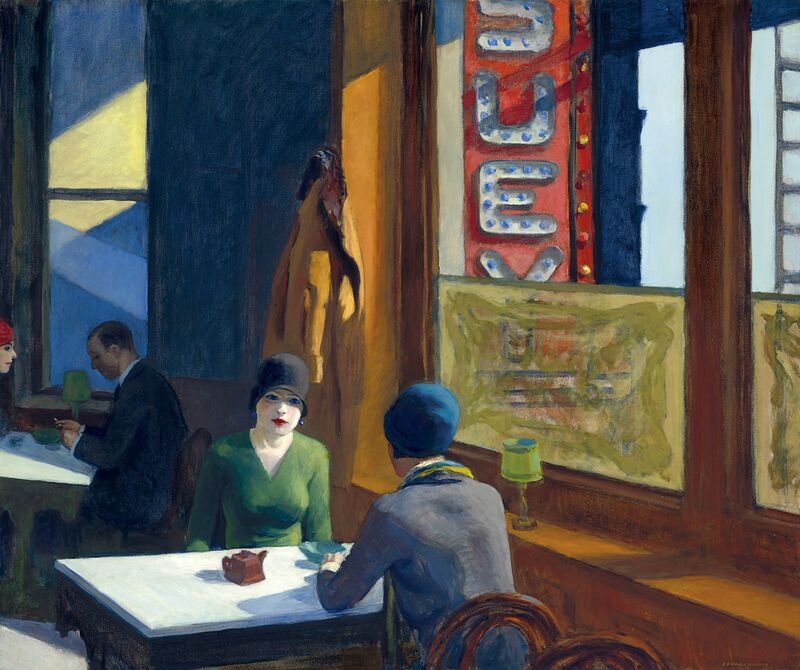 Shop Suey - Edward Hopper de Beaux-arts Decor Image