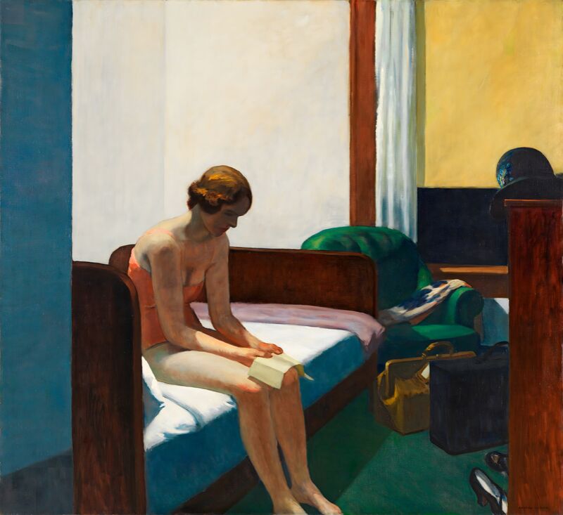 Chambre d'hôtel - Edward Hopper de Beaux-arts Decor Image