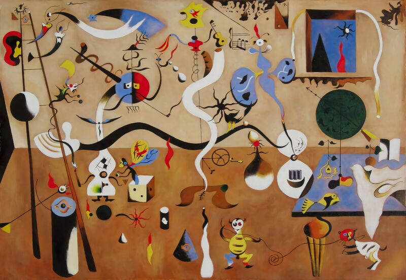 The Harlequin's Carnival from Fine Art, Prodi Art, carnival, abstract, Miro, Joan Miró