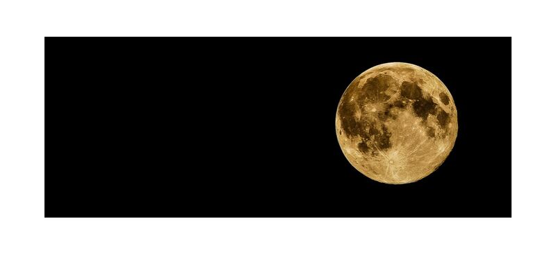 Pleine lune de Pierre Gaultier, Prodi Art, foncé, pleine lune, lune, nuit, ciel, lunaire, clair de lune