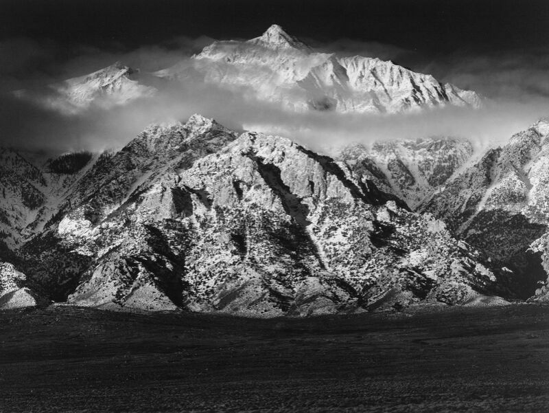 Montagne Williamson, Sierra Nevada - ANSEL ADAMS 1949 de Beaux-arts Decor Image