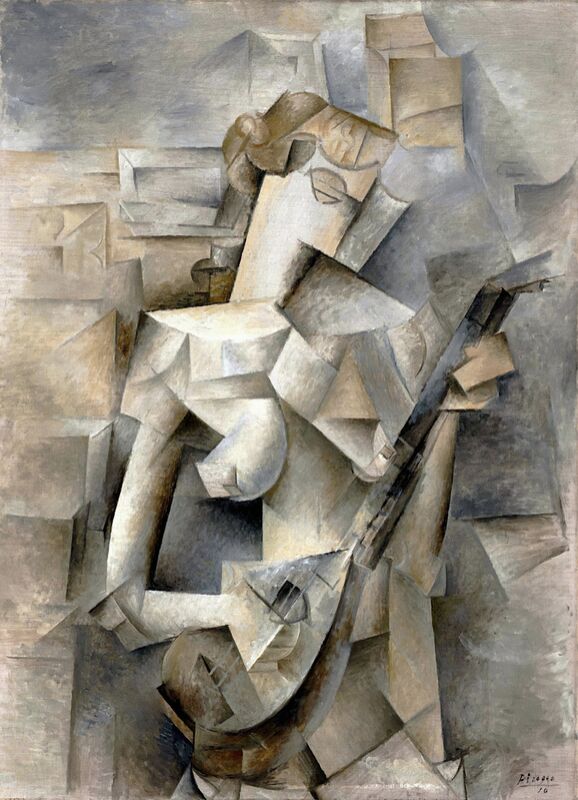 Girl with a Mandolin - Pablo Picasso 1910 from Fine Art Decor Image