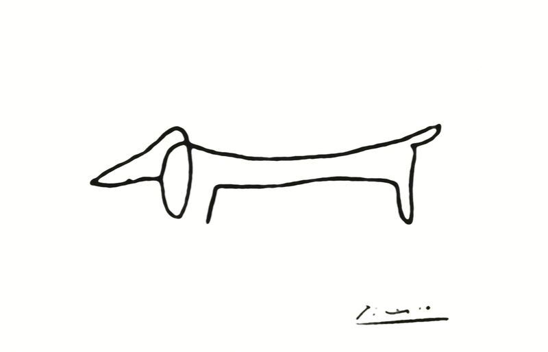 The dog - PABLO PICASSO von Bildende Kunst Decor Image