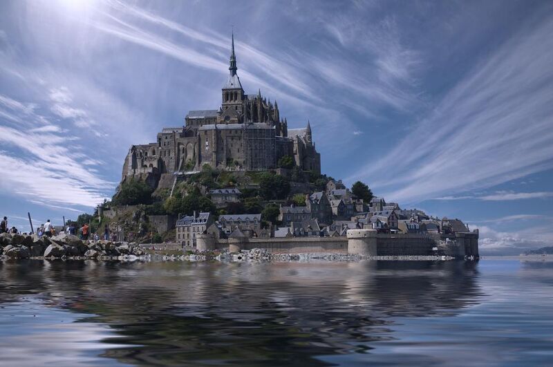 Le Mont-Saint-Michel de Aliss ART Decor Image