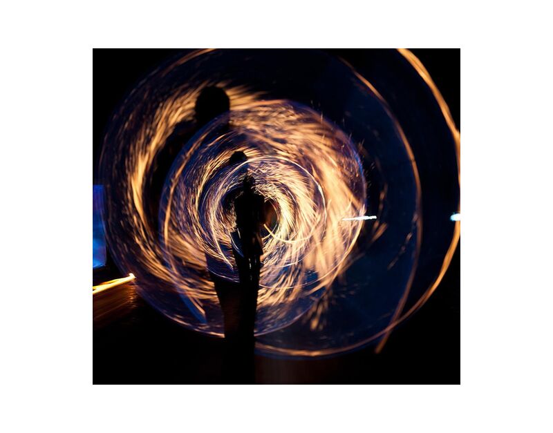 Heat from Aliss ART, Prodi Art, smoke, show, round, ring, night, motion, long-exposure, light, illuminated, human, hot, heat, graphic, flame, fire, fantasy, energy, design, dark, color, burnt, art, abstract
